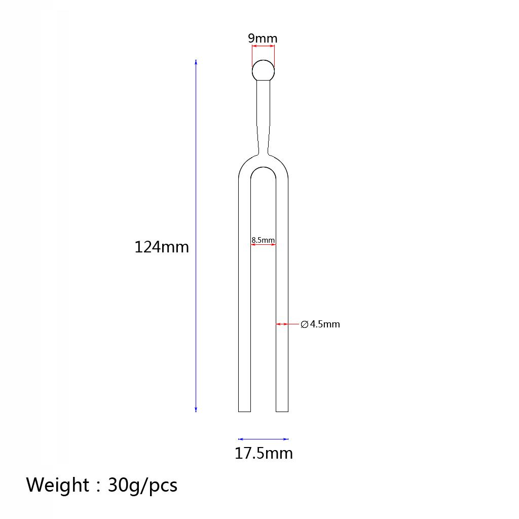 440HZ Stainless Steel Tuning Fork Guitar Violin Tuning Tool Tuner