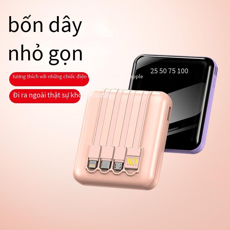 Sạc phong cách mới nhất kho báu mini tiện lợi 20000 mAh sáng tạo dung lượng lớn tháo rời đi kèm tùy chỉnh nguồn điện thoại di động