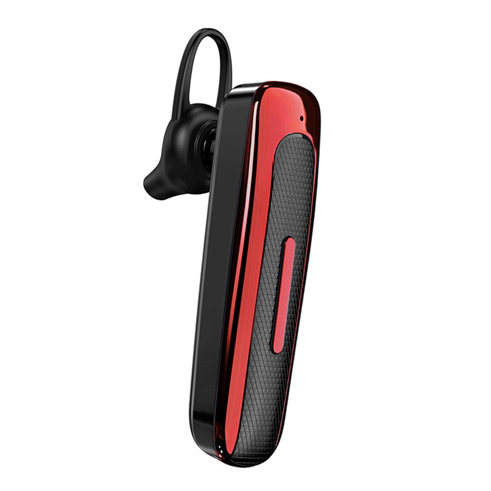 E1 Bluetooth Earpiece V5.0 Wireless Handsfree Headset with Microphone Driving Headset for Laptop Trucker Driver