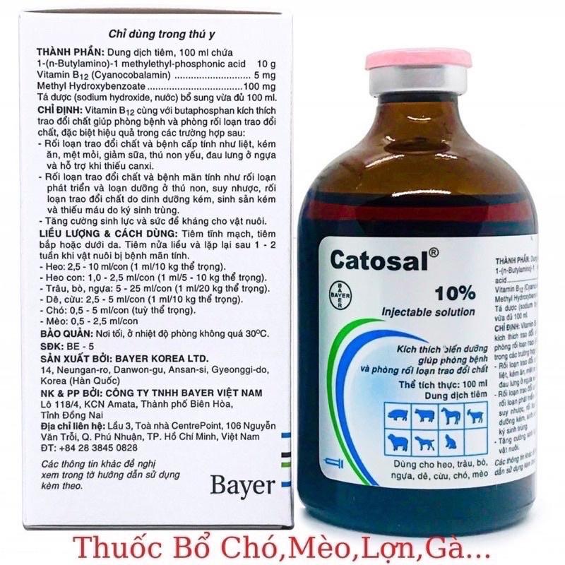 [ THÚ Y ] 1 lọ Catosal 100ml bổ sung vitamin và dưỡng chất cho chó mèo