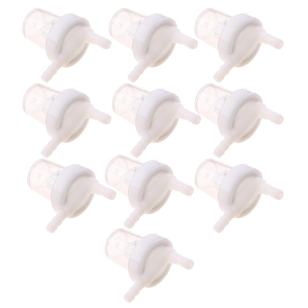 Universal Petrol Inline Fuel Filter LARGE Car Part Fit 6mm&8mm Pipes 10pcs