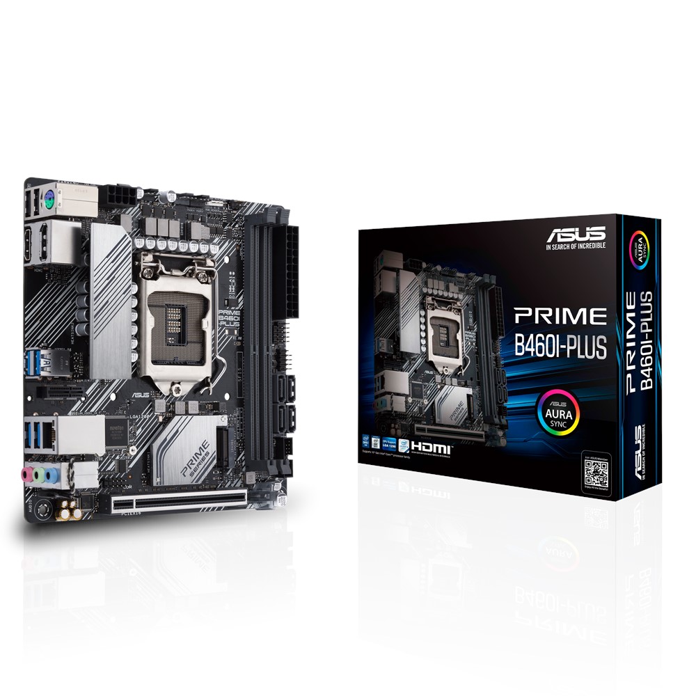 Bo mạch chủ Mainboard ASUS PRIME B460I-PLUS - Hàng Chính Hãng