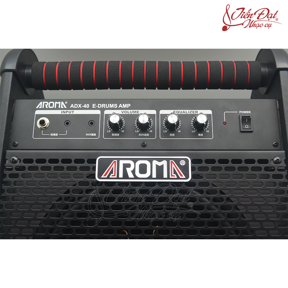 Ampli/ Amply/ Âm ly Trống Điện Tử AROMA ADX-40S Có Bluetooth Công Suất 40W - Nhập Khẩu Chính Hãng