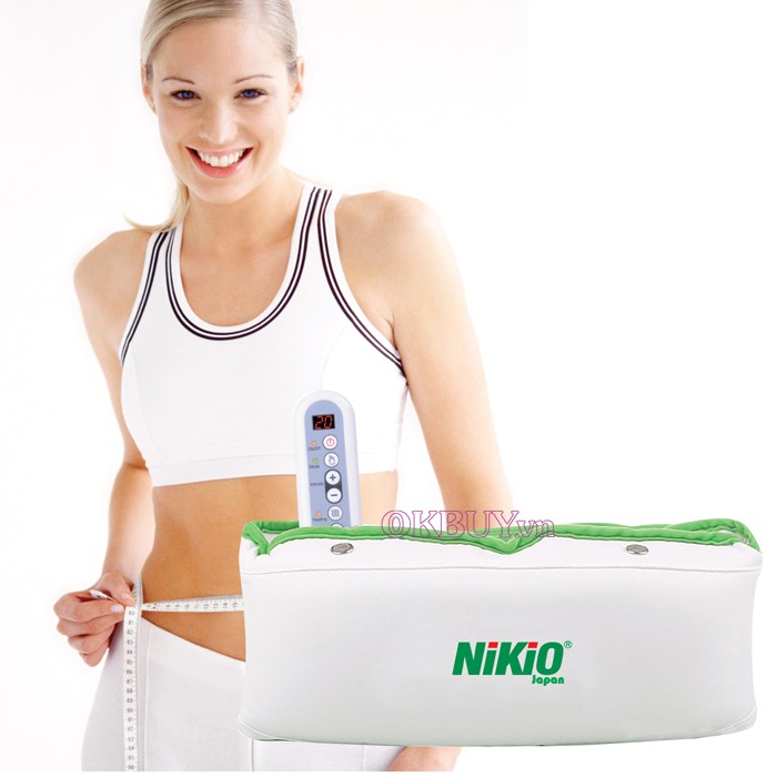 Máy Massage Bụng Nikio NK-168 - Máy Rung Tan Mỡ Bụng Nam Nữ, Làm Săn Chắc Cơ Bụng Nhanh, Kết Hợp Nhiệt Nóng Làm Ấm Bụng, Giảm Đau Bụng Kinh