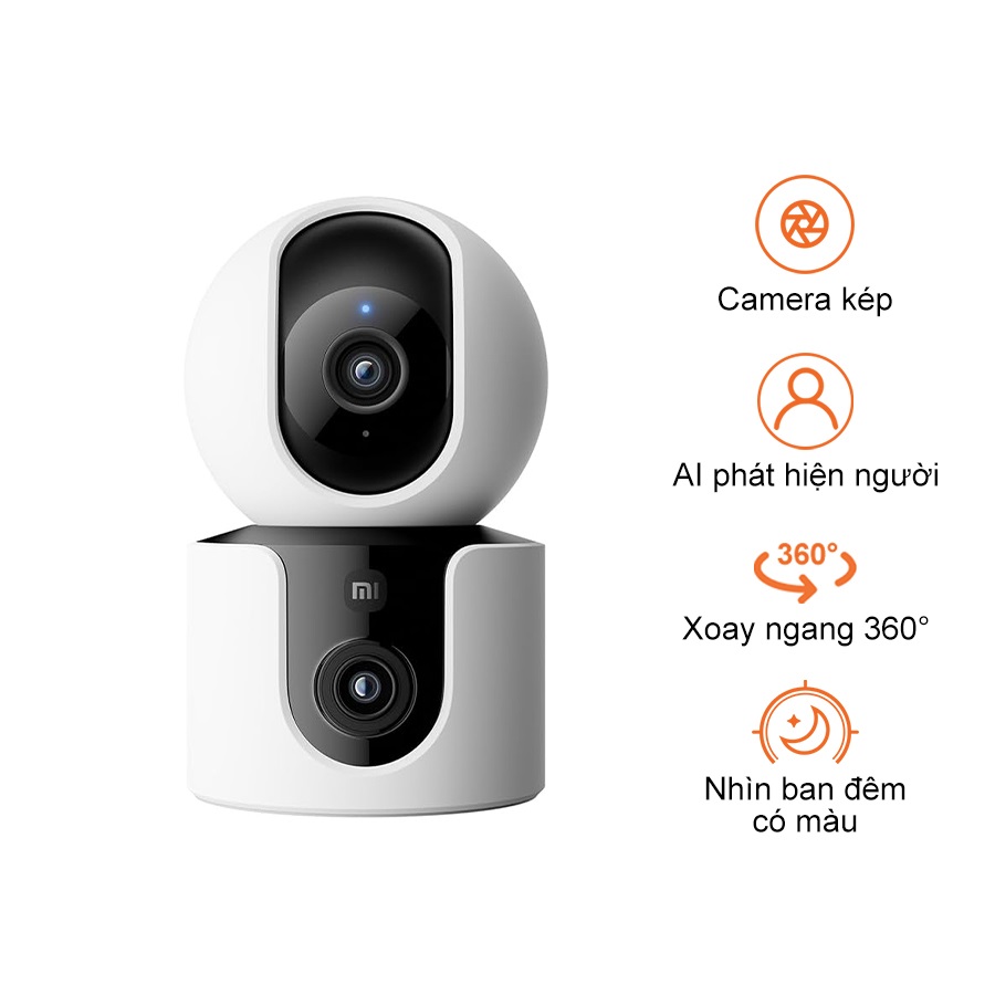 Camera IP Xiaomi C300 Dual 3MP – Giám sát 360°, 2K HD, xoay quay thông minh - GiaPhucStore | Hàng Chính Hãng