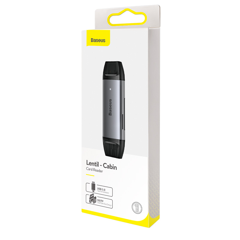 Đầu đọc thẻ nhớ đa năng Baseus Lentil Cabin Card Reader - Hàng chính hãng