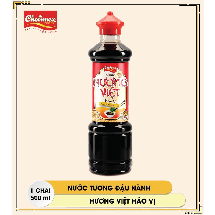 Nước tương đậu nành Hương Việt Hảo Vị 500ml