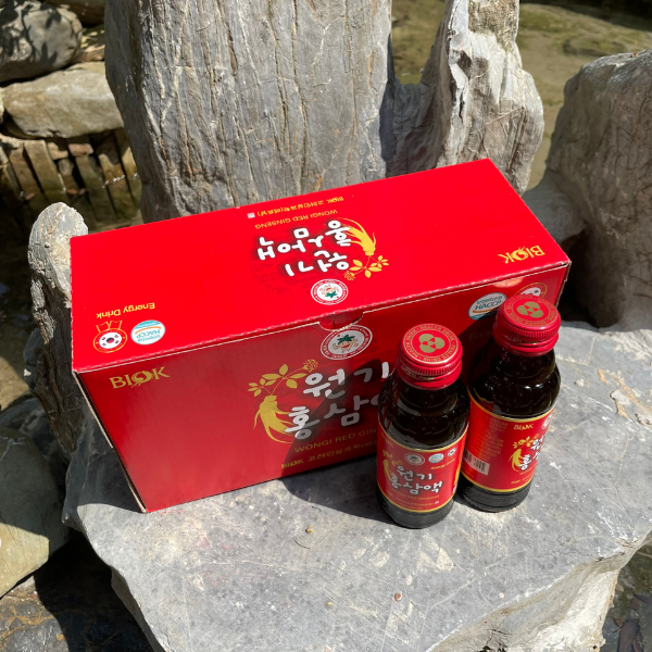 Nước Hồng Sâm Hàn Quốc WONGI RED GINSENG Hộp 10 chai