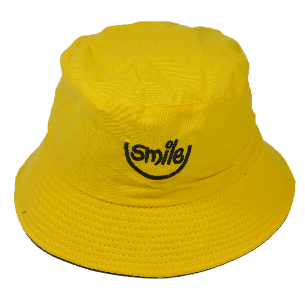Mũ bucket tai bèo 2 mặt thêu chữ Smile mang đến phong cách vui vẻ mới - Hạnh Dương