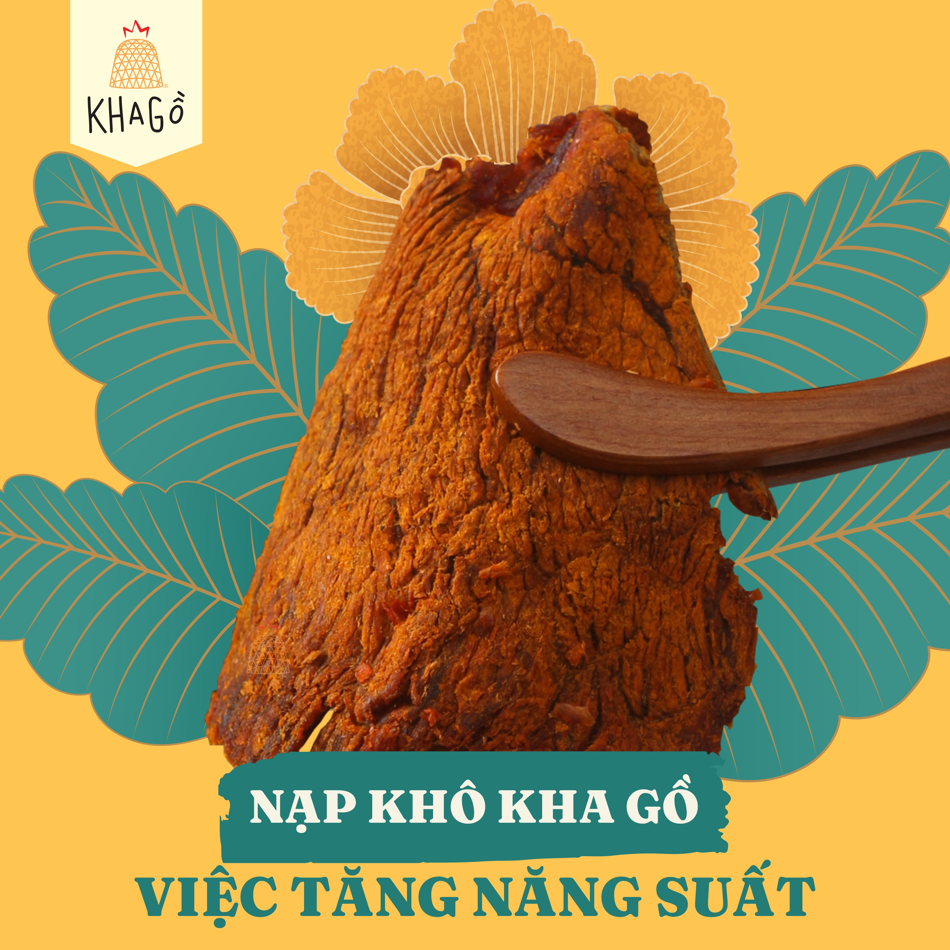 KHÔ BÒ MIẾNG MỀM 120gr | KHA GỒ | Ăn Vặt Văn Phòng, Du Lịch, Tết, Sài Gòn Ngon, Đặc Sản