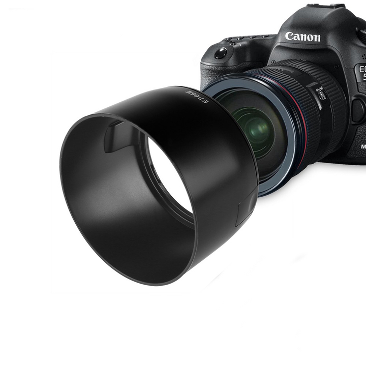 Loa che nắng hood ET-65III ống kính Canon EF 85mm f1.8 USM