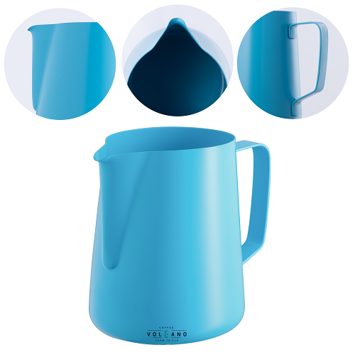 Ca đánh sữa Inox 304 mũi tròn 600ml