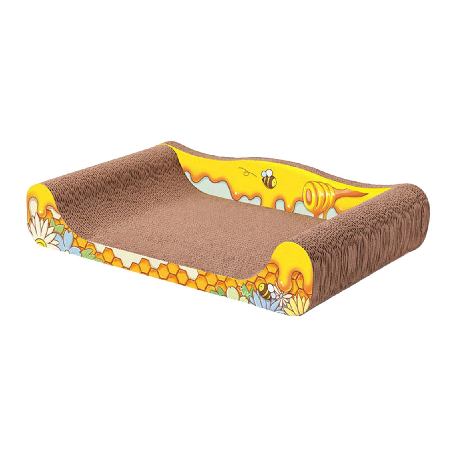 Corrugated Scratch Pads Scratching Lounge Bed Scratching Toy, Sofa Cat Scratcher Cat Scratcher Cardboard for Furniture Protection Scratching