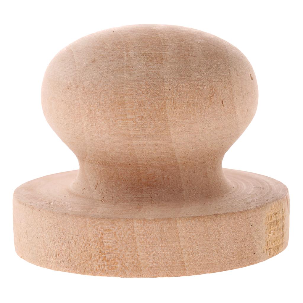 Handmade Polish Rubber-stamp Handle Wood Craft DIY Stamp Accessories