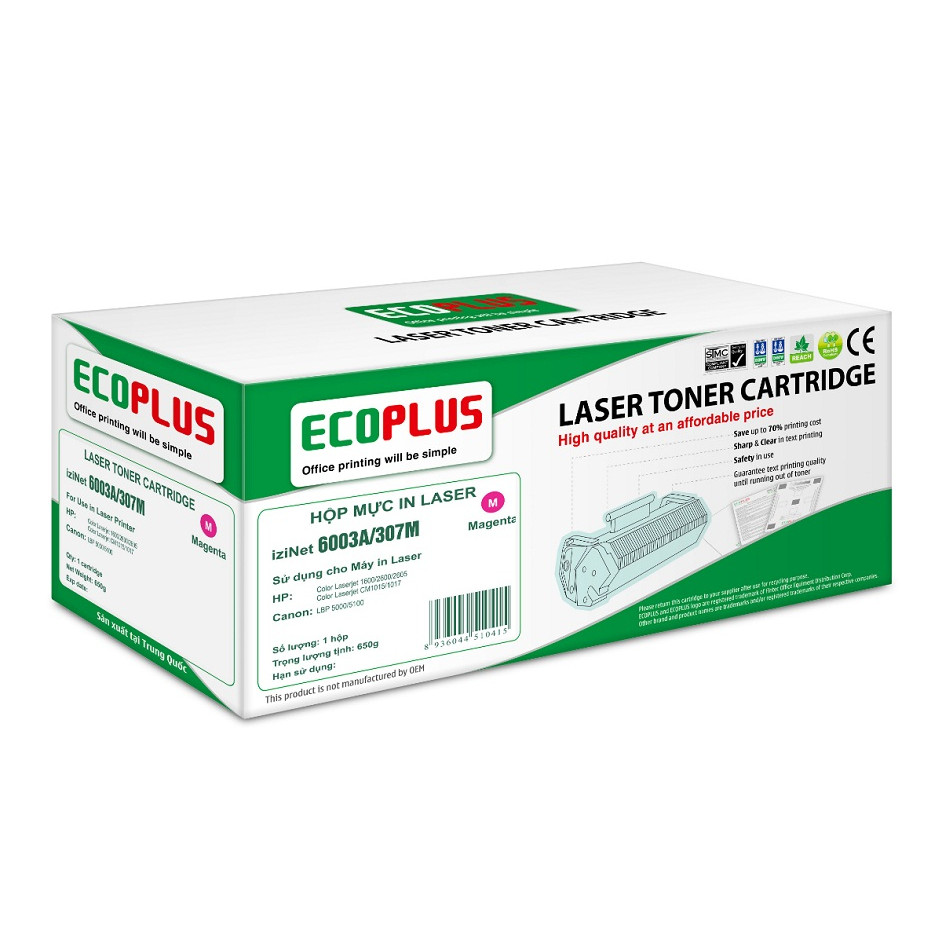 Mực in laser màu đỏ EcoPlus 6003A/307M