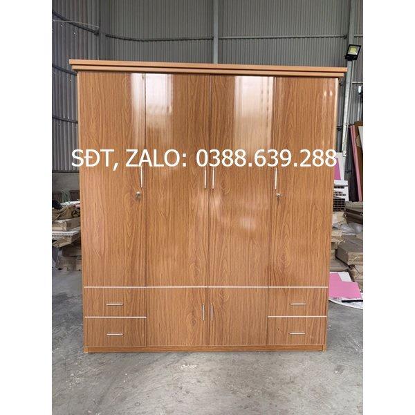 Tủ nhựa đài loan vân gỗ sang trọng New
