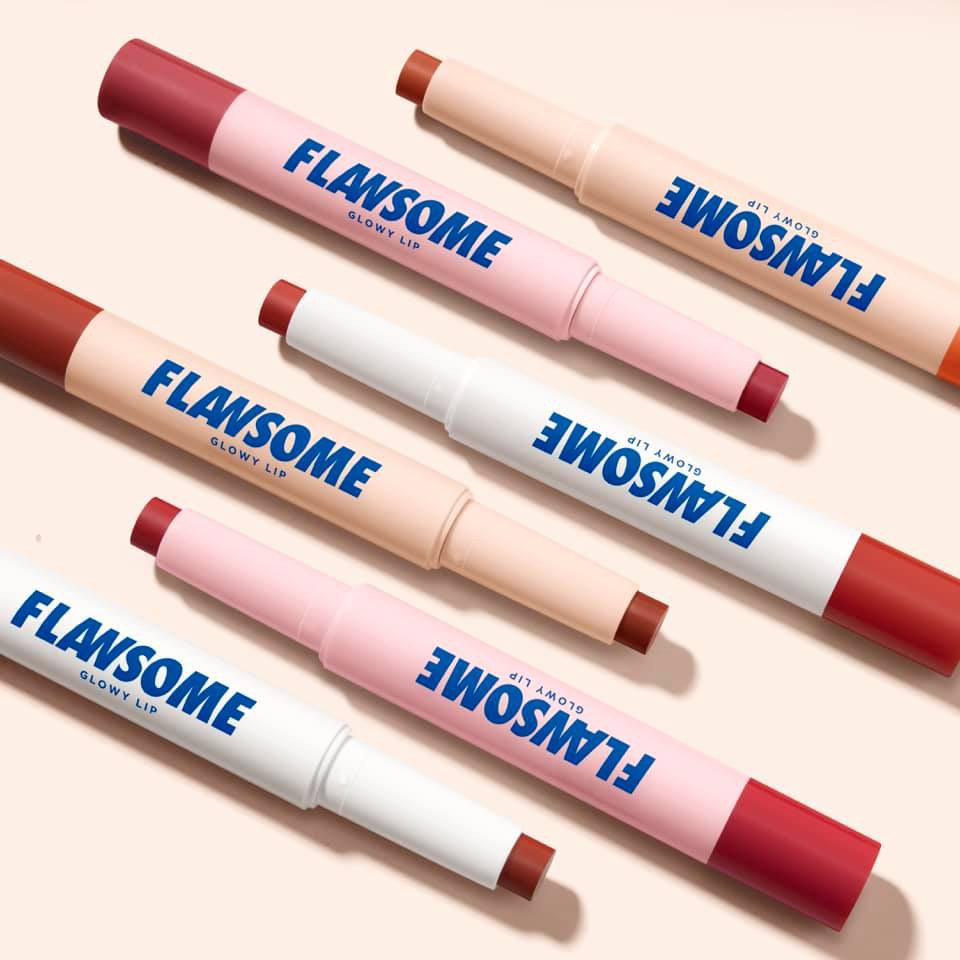 LipIce Son Trang Điểm Màu Đỏ Gạch Ofélia x Miracle Apo Flawsome Glowy Lip Frenzy 2g