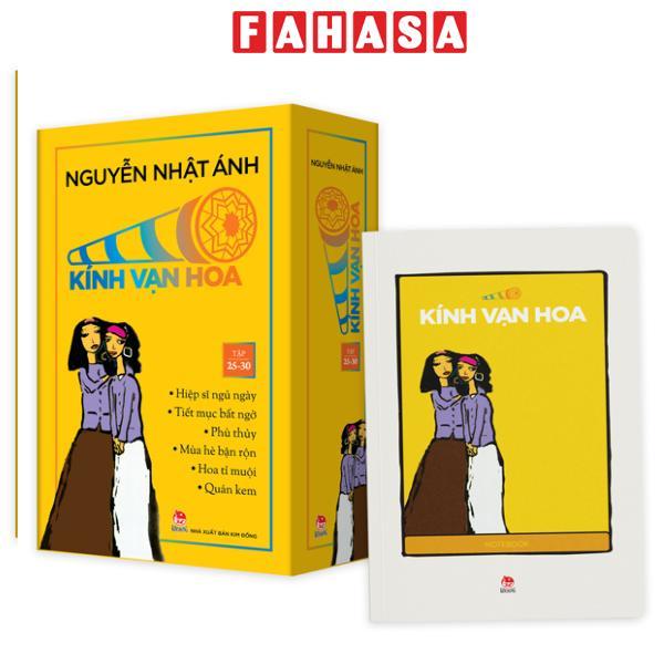 Sách - Boxset Kính Vạn Hoa - Bộ Kỉ Niệm 30 Năm: Tập 25 - 30 (Hộp 6 Tập) - Tặng Kèm Sổ Tay Kính Vạn Hoa