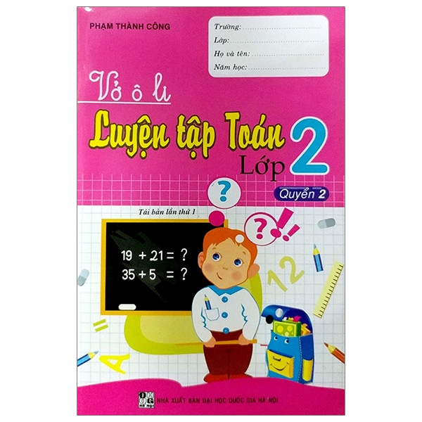 Vở Ô Li Luyện Tập Toán Lớp 2 - Quyển 2