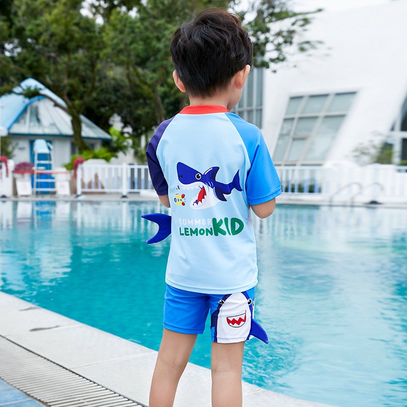 Bộ đồ bơi trẻ em dokki kids dành cho bé trai từ 3 tuổi trở lên