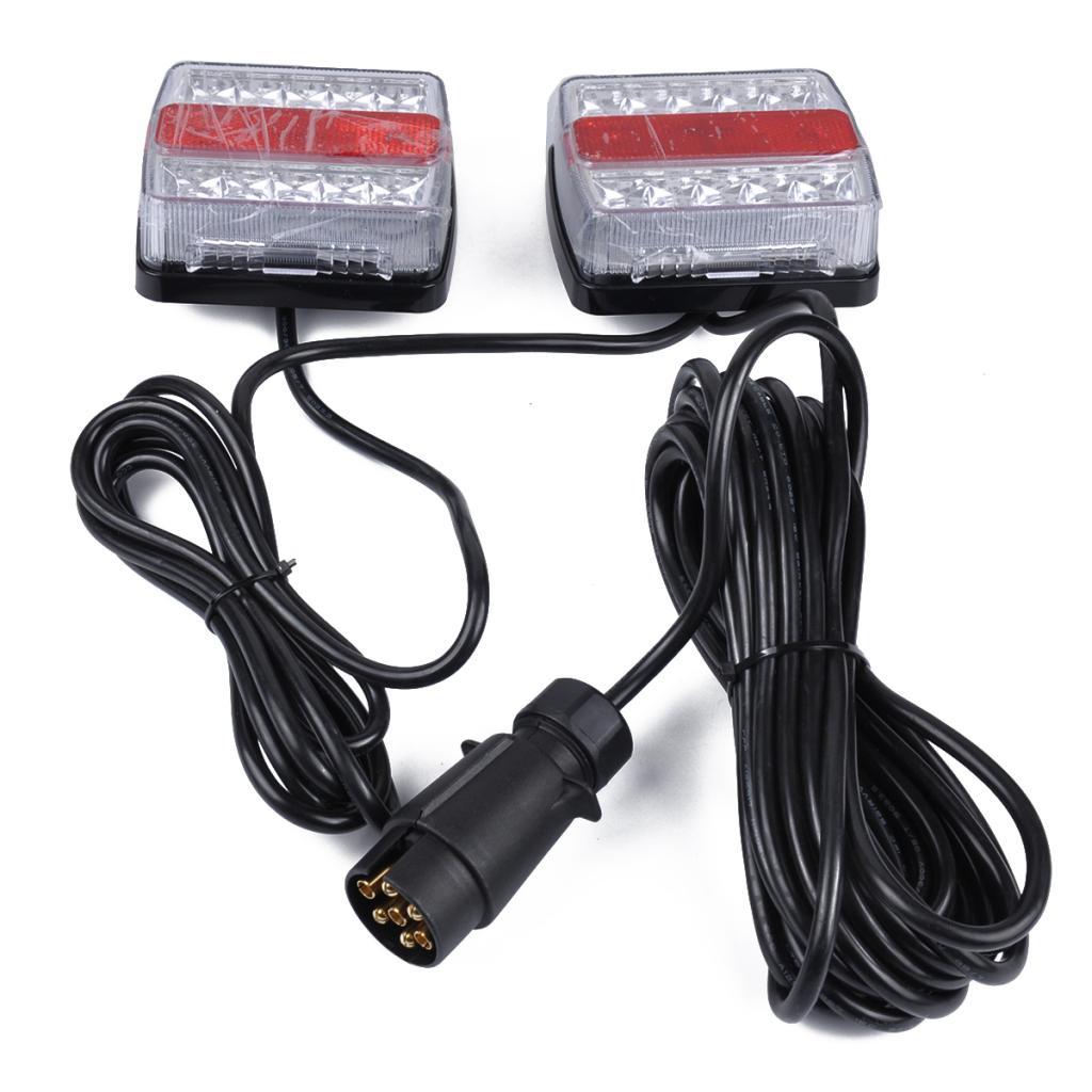12V Waterproof LED Trailer Lights Stop/Indicator/Tail Light Kit