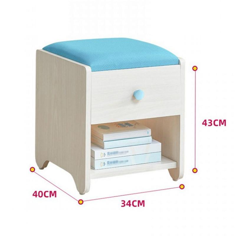 Ghế ngồi kiêm hộp đựng đồ đa năng SMLIFE DS.002 - Hồng | D34cm x R40cm x C43cm