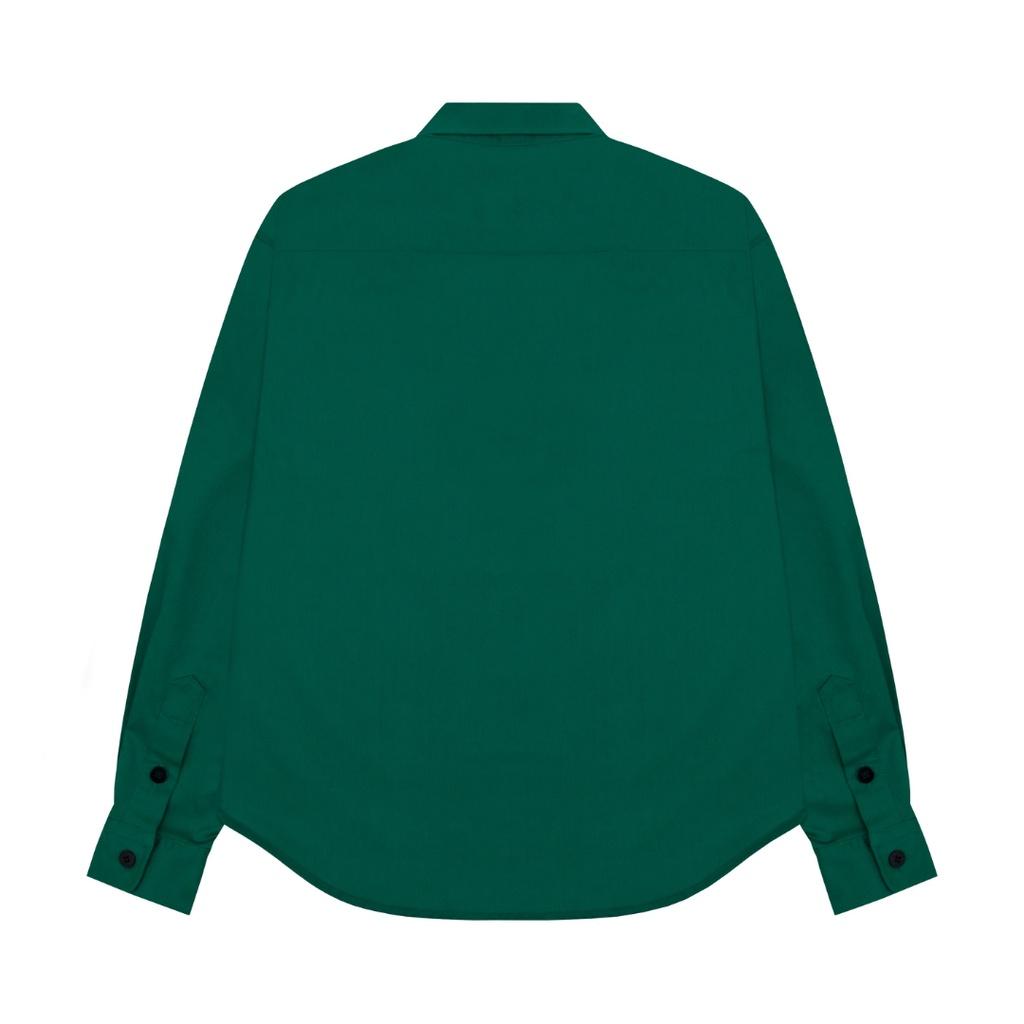 Áo sơ mi tay dài SWE OXFORD SHIRT thêu họa tiết cao cấp, nhiều màu, phụ kiện khoác ngoài thời trang chính hãng