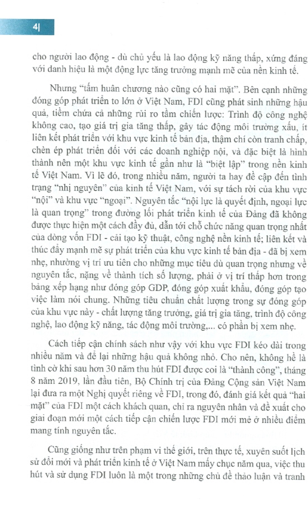 FDI Nhiệm Vụ Kép Trong Bối Cảnh Mới