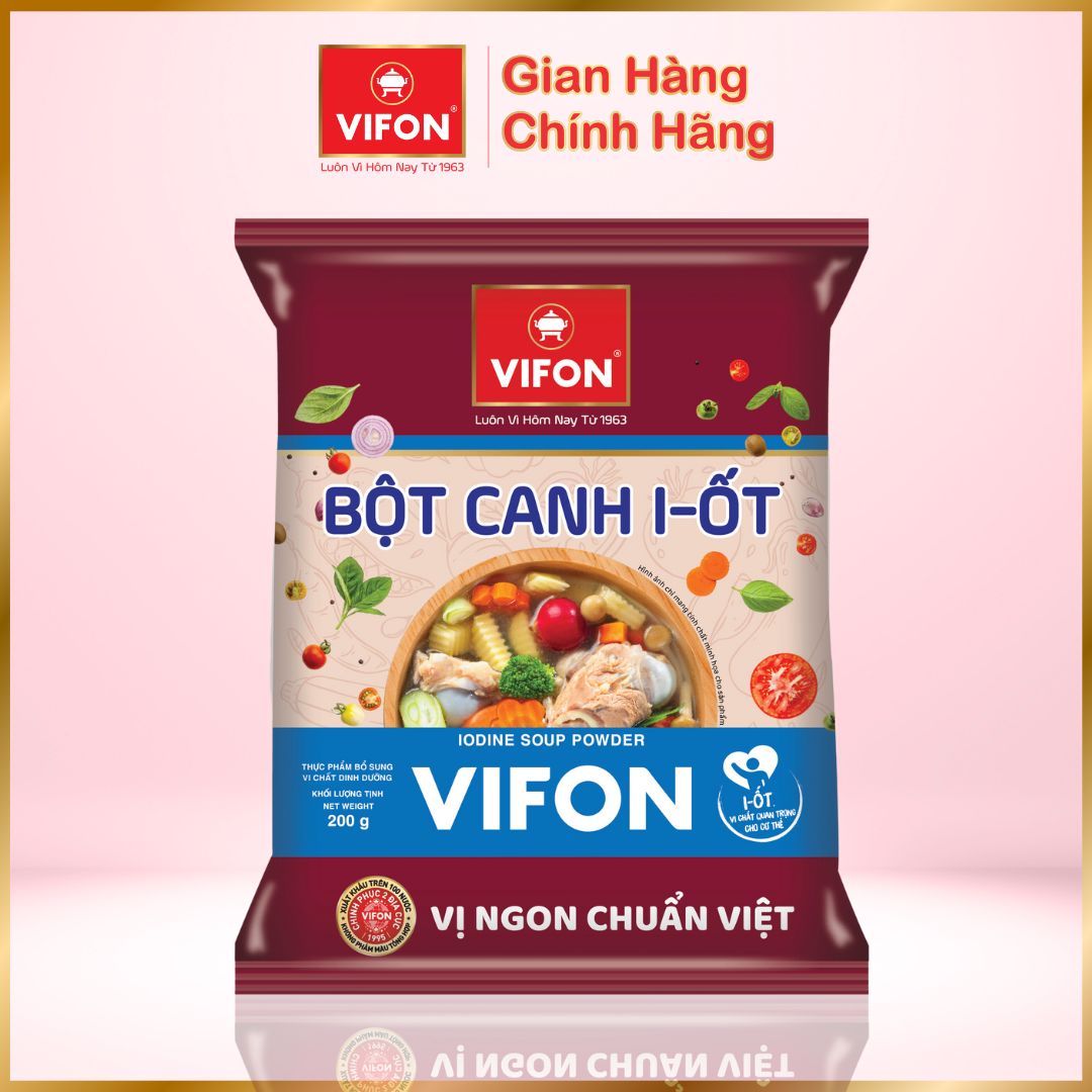 [Thùng 40 gói] Bột canh VIFON các loại 200gr/gói