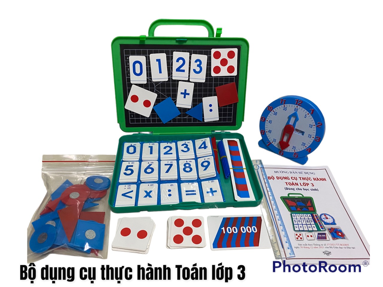 BỘ DỤNG CỤ THỰC HÀNH TOÁN LỚP 3