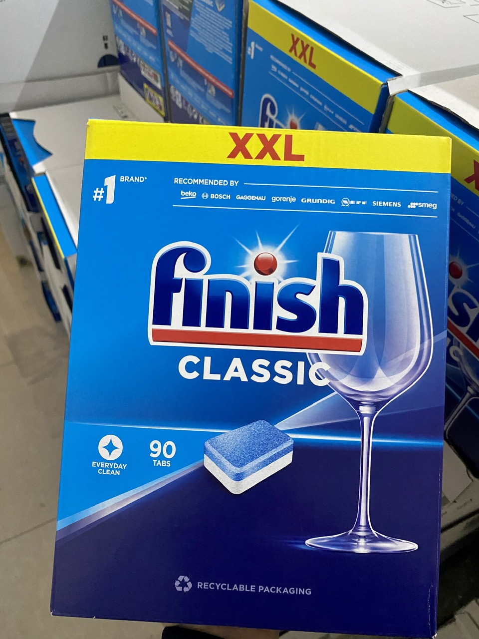 Viên rửa bát Finish Classic 90 viên Hanoimart