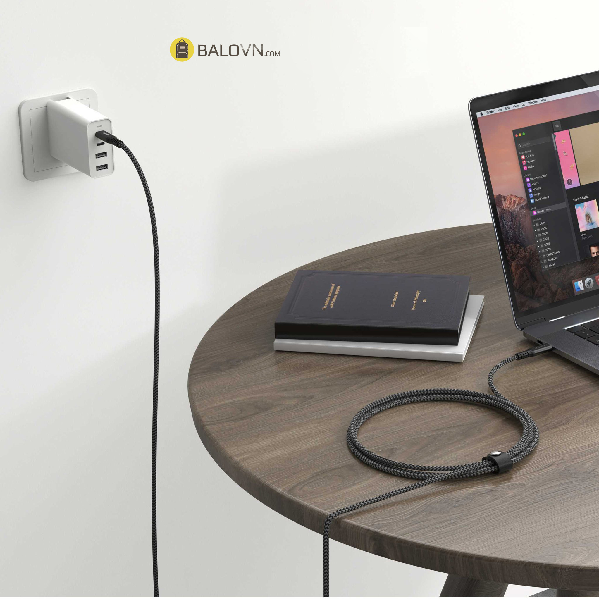 Cáp USB-C to USB-C 2M HyperDrive Charging truyền 10GBPS/100W - Hàng Chính hãng