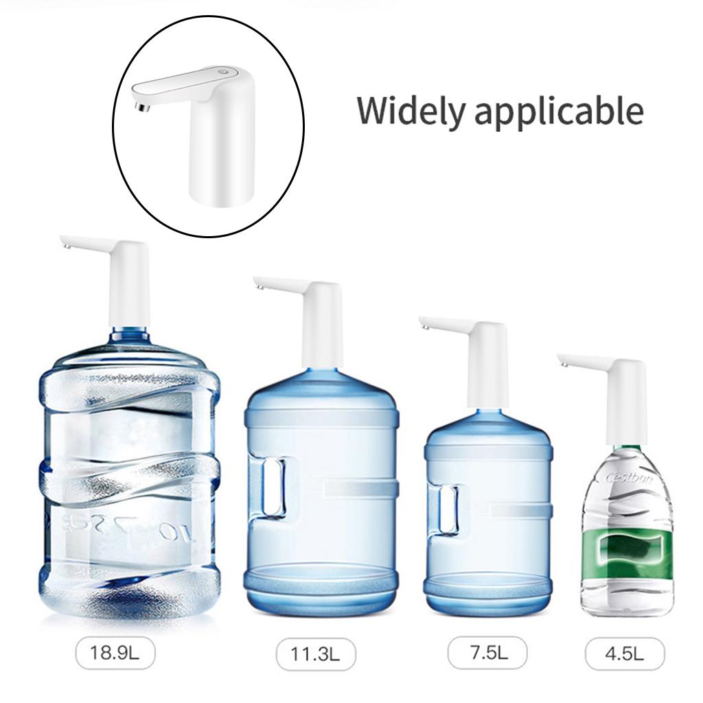Electric Water Bottle Pump, Gallon Water Dispenser, Automatic Barreled Water Pump USB Portable Home, Easy to Install