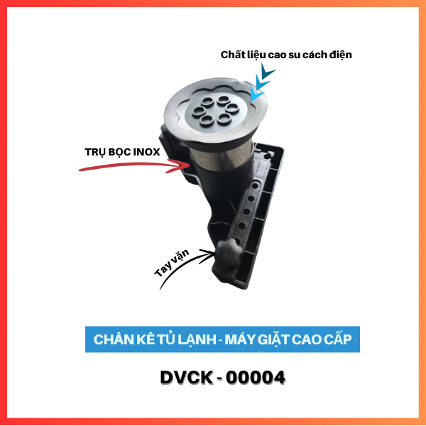 [Hàng Chính Hãng] Kệ Máy Giặt - Chân Kệ Tủ Lạnh Đa Năng Inox Cao Cấp Chống Rung Dakiosan