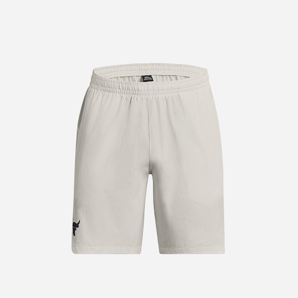 Quần ngắn thể thao nam Under Armour Project Rock Woven - 1377431-130