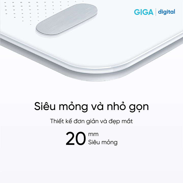 Cân điện tử Xiaomi Yunmai S M1805 Color 2 - Bluetooth - Hàng Chính Hãng