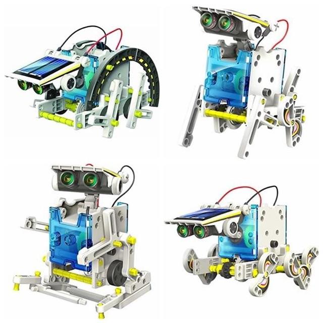 Đồ chơi trẻ em- Đồ Chơi STEM - Lắp Ráp Robot Đa Năng Chạy Bằng Năng Lượng Mặt Trời (214)