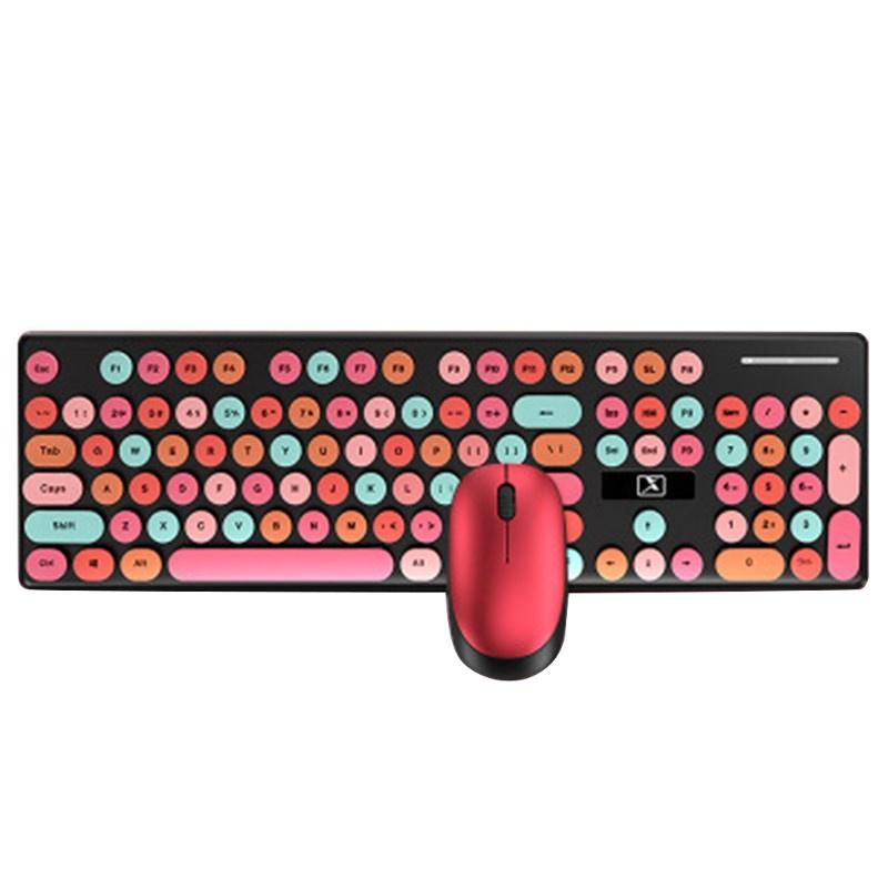 HSV Wireless Keyboard and Mouse Set Silent Desktop Computer Laptop Keypad Business Office Home Mute Mice Keyboard