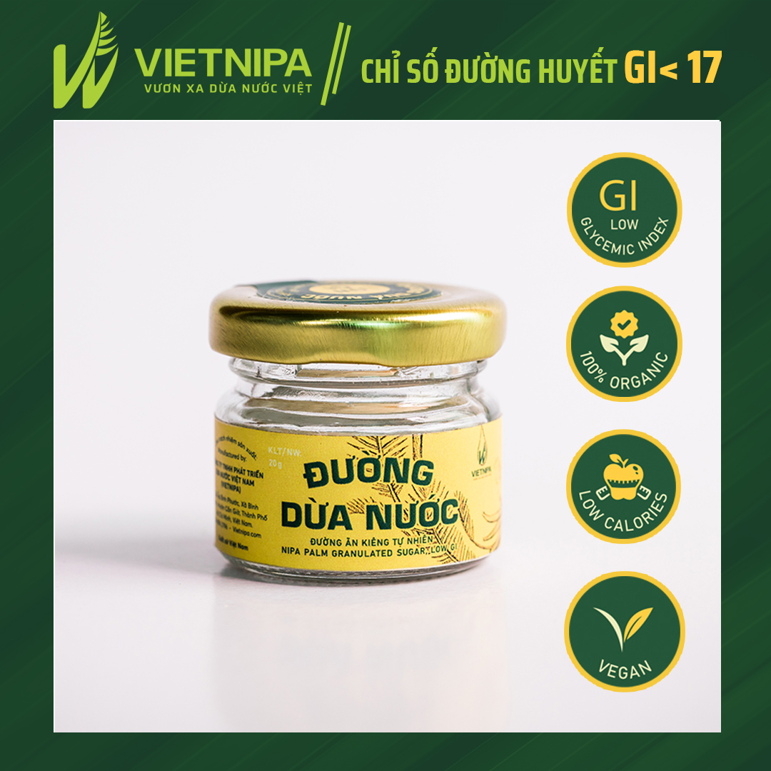 Đường dừa nước Vietnipa 15gr