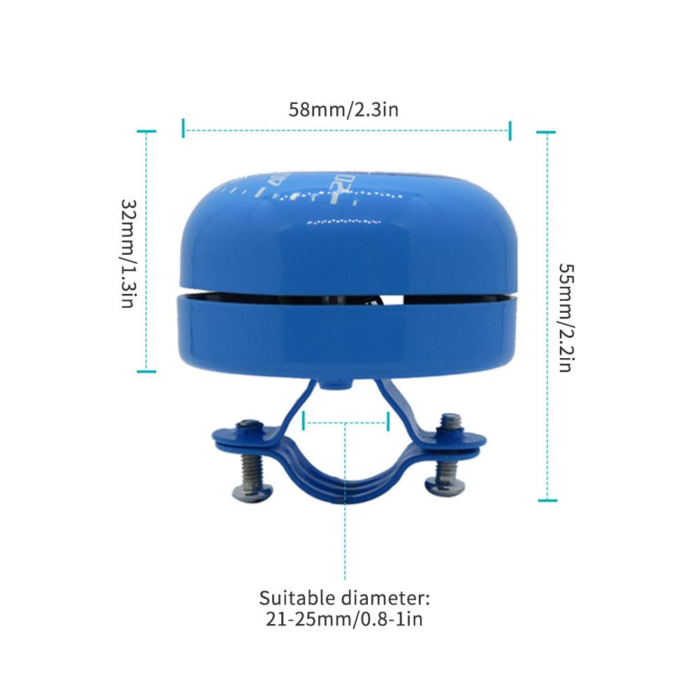 Chuông xe đạp bằng hợp kim hình chữ Q chắc chắn âm thanh to rõ ràng