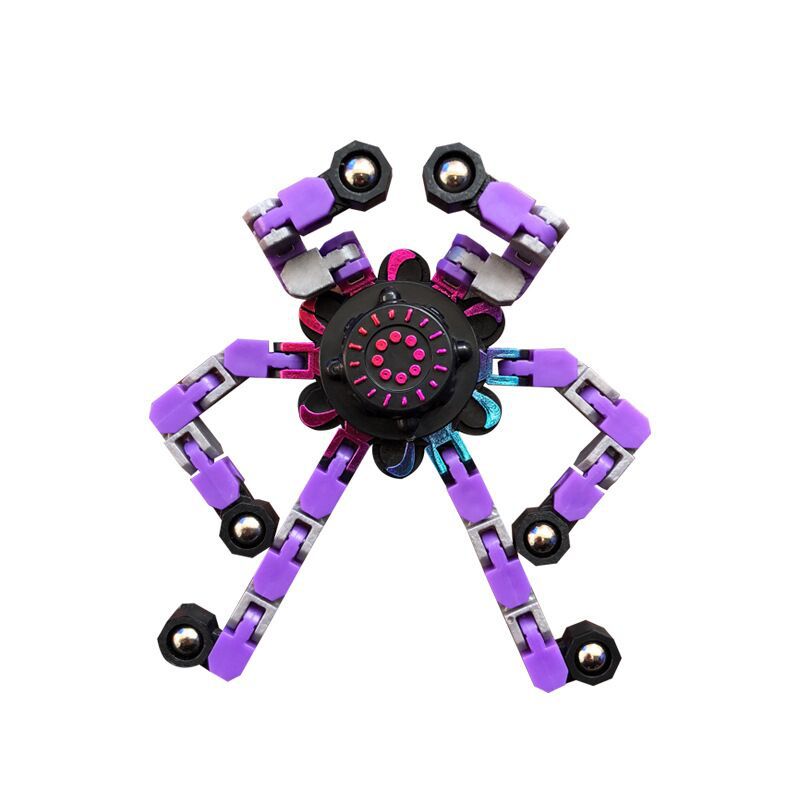 Đồ chơi con quay spinner robot biến hình thông minh cho bé