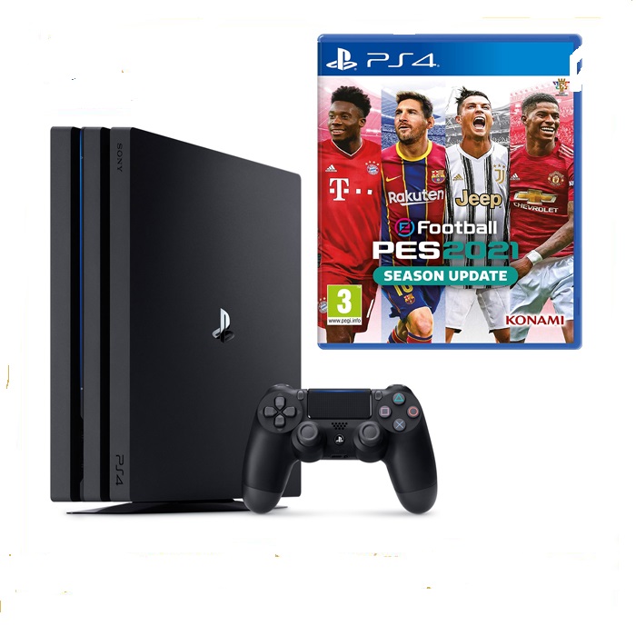 MÁY PS4 PRO 7218B 1TB KÈM PES 2021- CHÍNH HÃNG