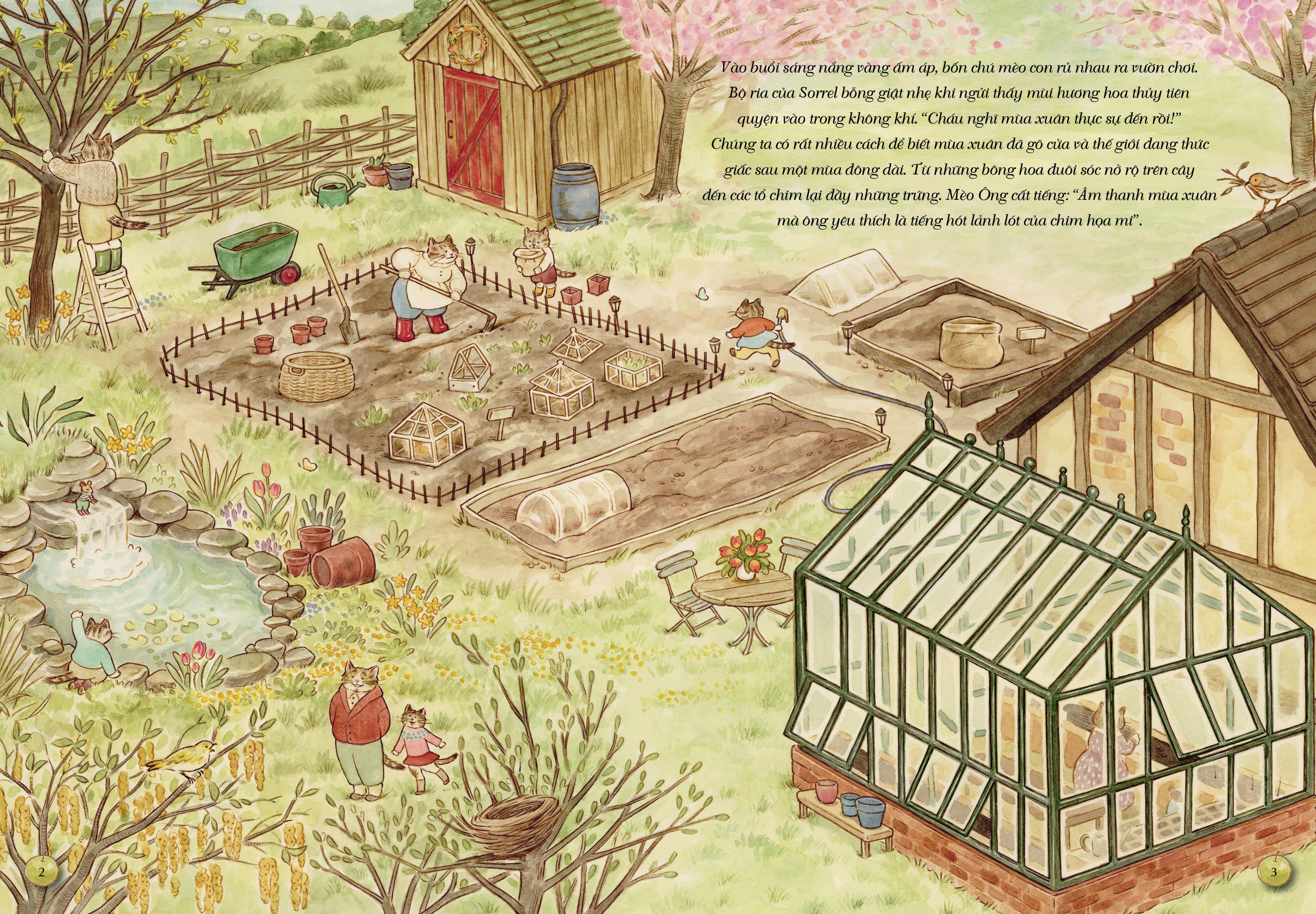 Sách - Gia Đình Mèo Cam - Bốn Mùa Yêu Thương - Bìa Cứng