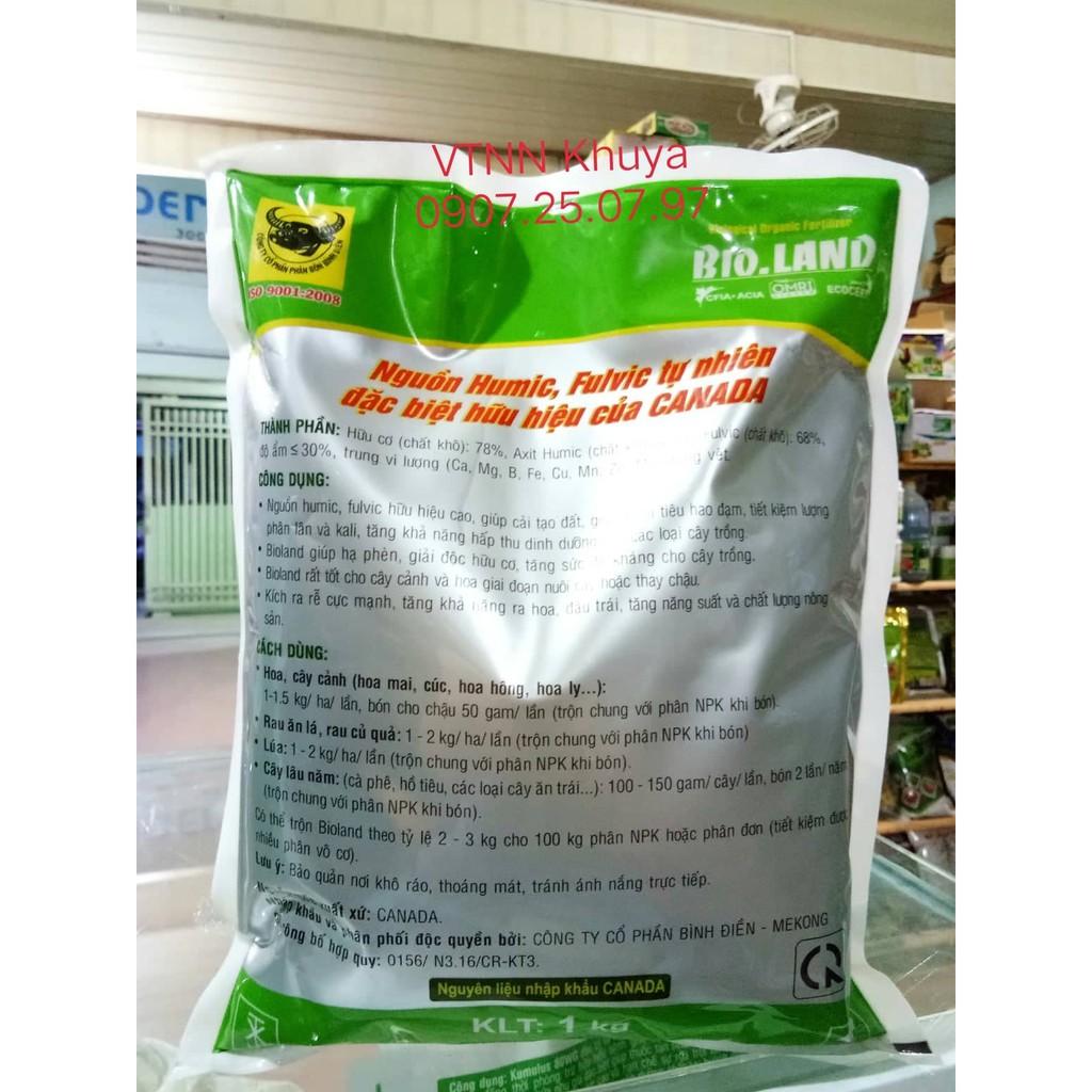 Phân bón hữu cơ nhập khẩu Canada Bio Land gói 1 kg