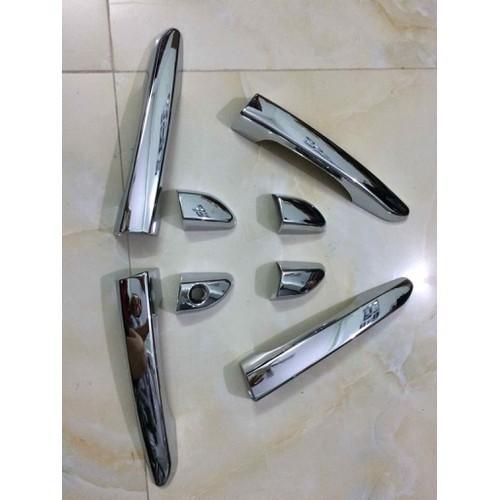 Bộ ốp tay nắm, hõm cửa xe dành cho Hyundai Tucson 2016-2021 -mạ Crom