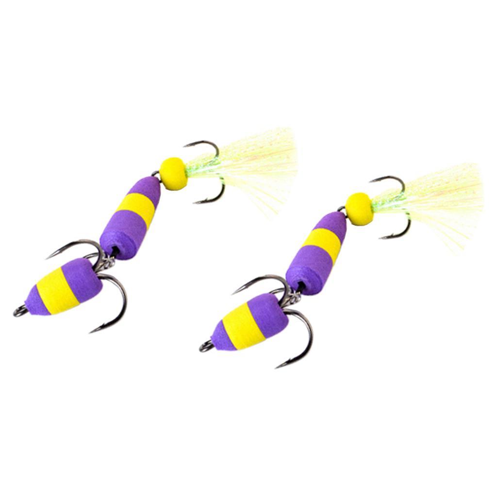 2pcs Topwater Floating Artificial Baits Crankbaits Jerkbaits Swimbaits