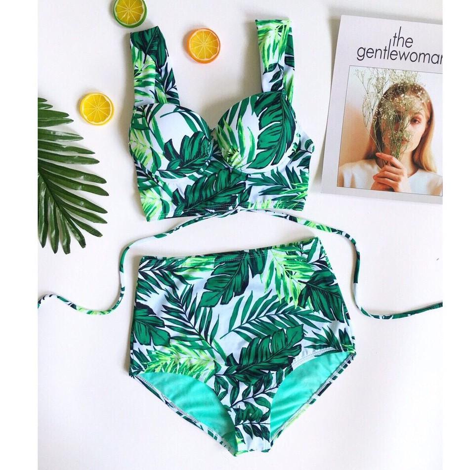 BIKINI GỌNG HỌA TIẾT HOA KÈM QUẦN NAM BIKINISTORE