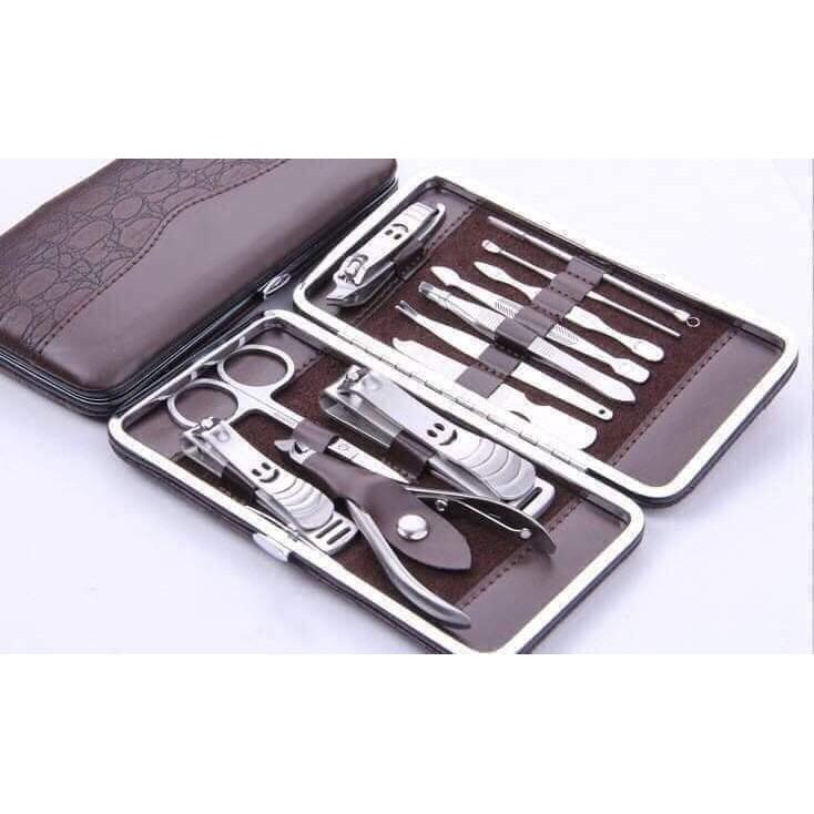 Bộ kềm bấm móng tay 12 chi tiết,kìm bấm móng tay