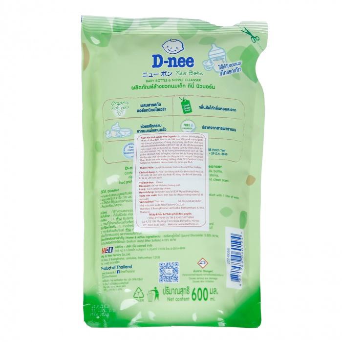 Nước rửa bình Dnee túi 600ml