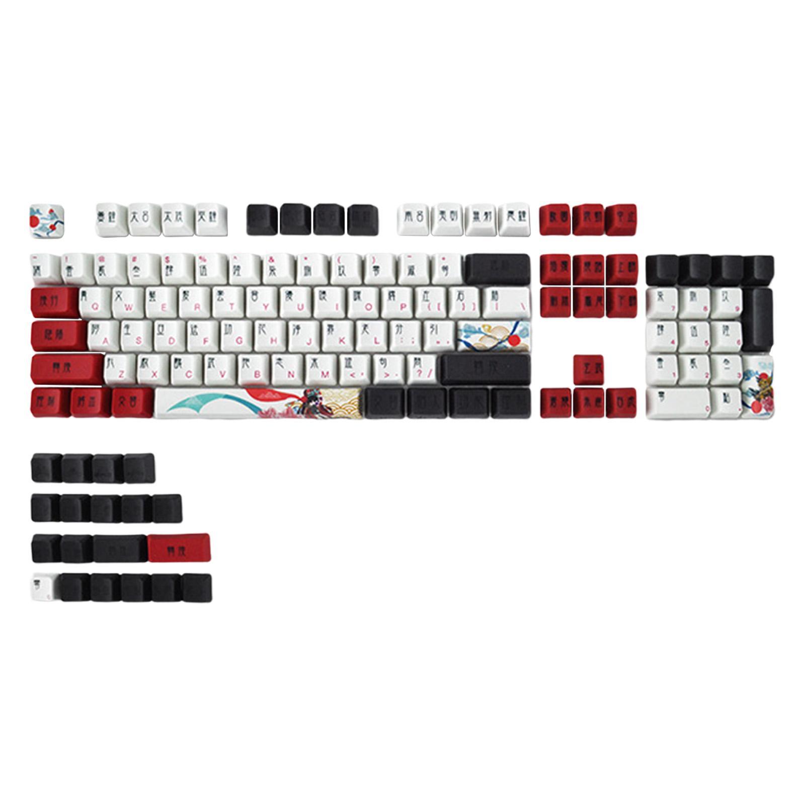 123 Keys PBT  for 61 64 68 87 96 98 108  Sublimation